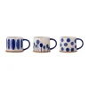 Linora mok 45 cl 3-pack, Blauw