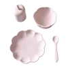 Little Poppy kinderservies 4-delig, Light pink