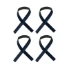 Loop servetring 4-pack, Marineblauw