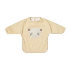 Lun Lun panda slabbetje met mouw, Butter