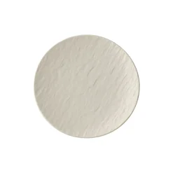 Manufacture Rock bordje Ø16 cm, Blanc