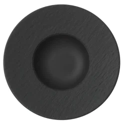 Manufacture Rock diep bord Ø28 cm, zwart