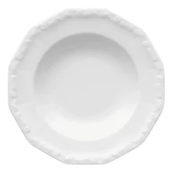 Maria diep bord Ø23 cm, Wit