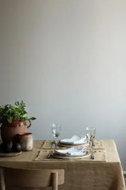 Marion tafelkleed linnen 145x270 cm, Pampas
