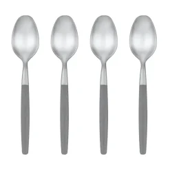 Maxime espressolepel 11 cm 4-pack, Sharkskin