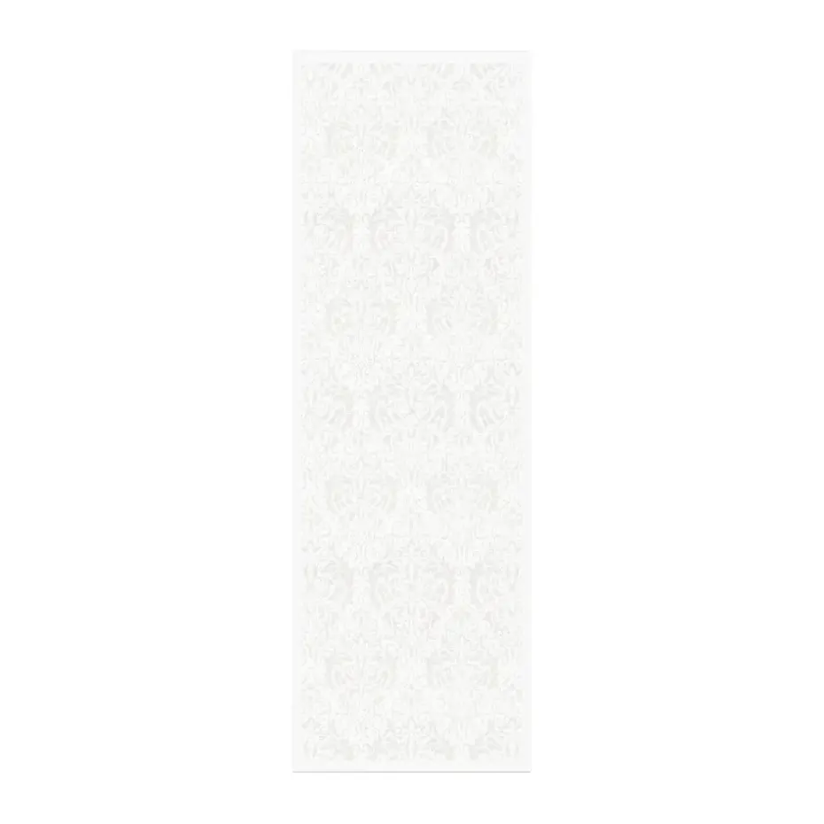 Medaljong tafelloper 50x150 cm, Wit