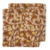 Mediterranean katoenen servet 30x30 cm 2-pack, Tangerine