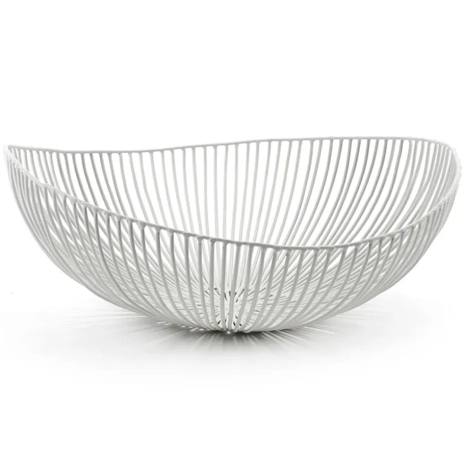 Meo ovale schaal, Wit