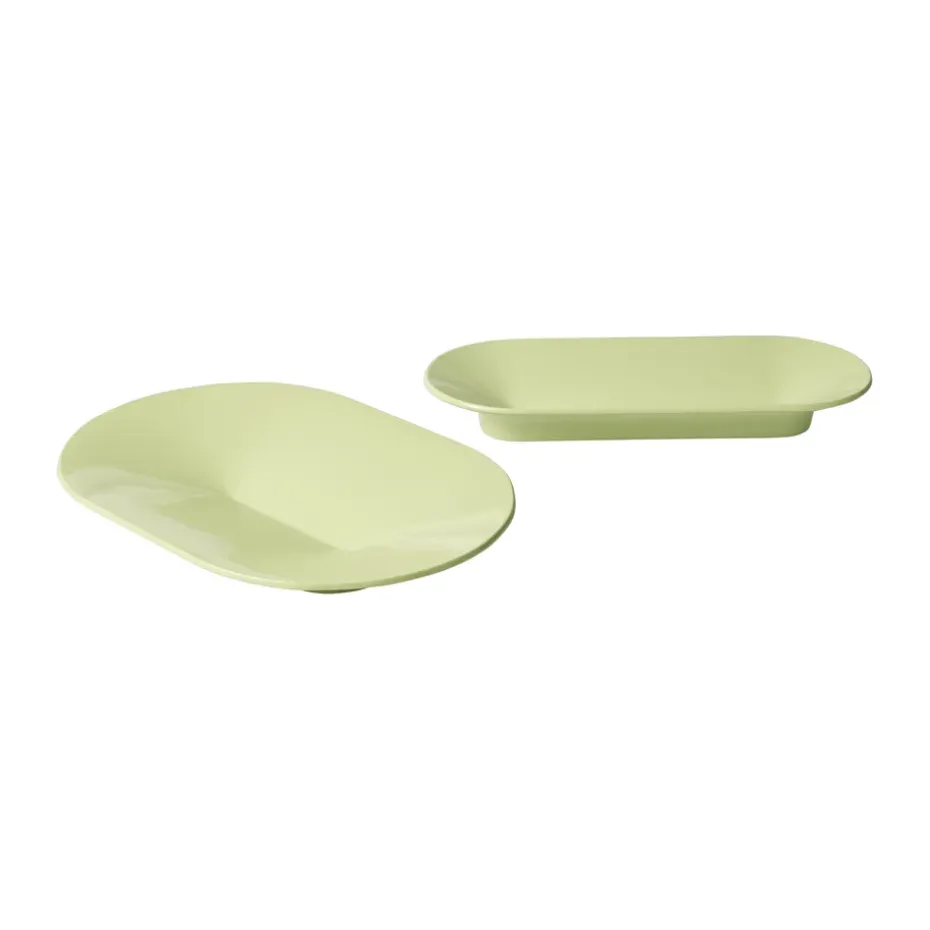 Mere schaal 52x36 cm, Light Green