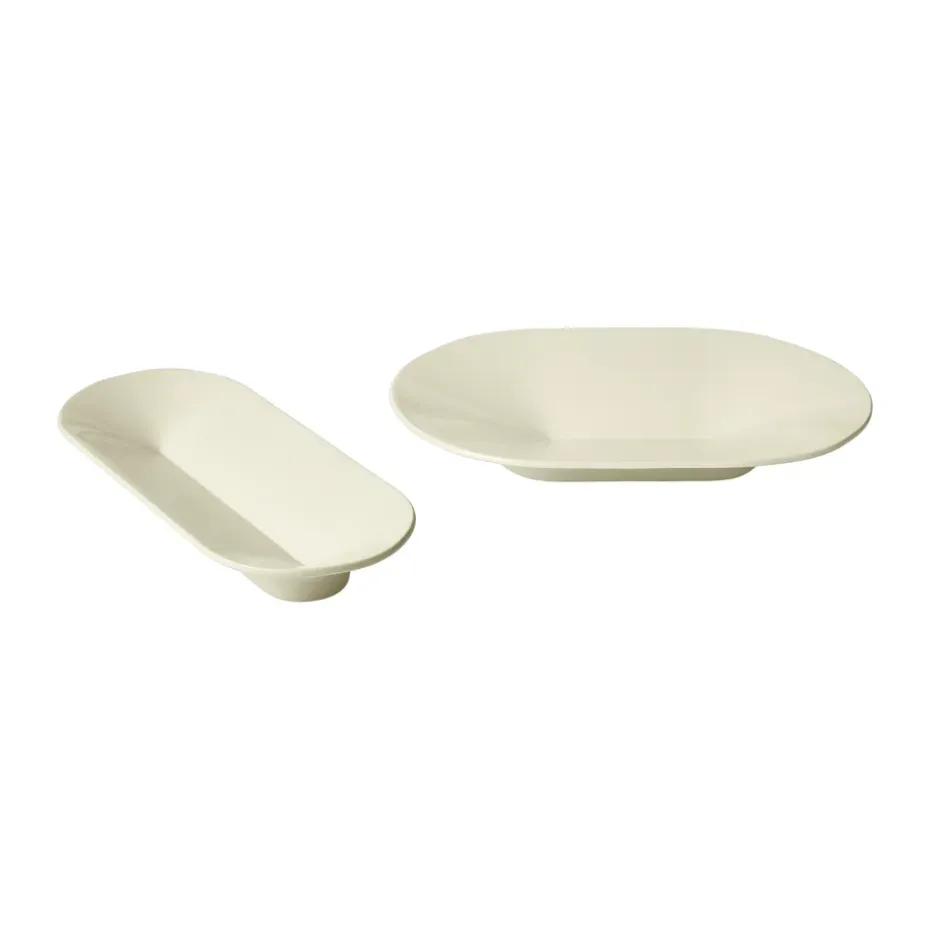 Mere schaal 51,5x21,5 cm, Off-White