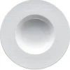Mesh Rim diep bord 28 cm, Wit