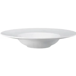 Mesh Rim diep bord 28 cm, Wit