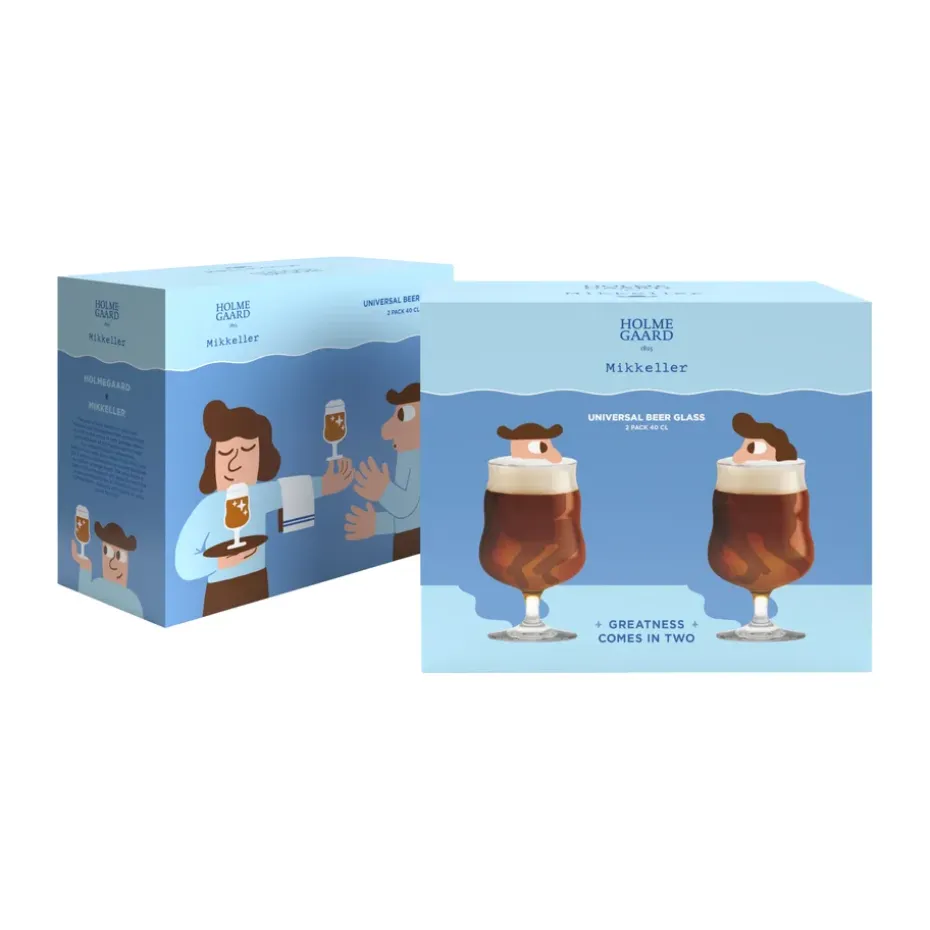 Mikkeller universal bierglas 2-pack, 40 cl