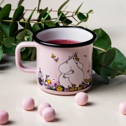 Moemin geëmaileerde mok knuffel 37 cl, Roze