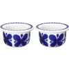 Mon Amie eierdop 2-pack, Wit-blauw