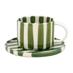Monica kop met schotel, Groen