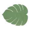 Monstera Leaf Hippo placemat L, Forest green