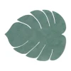 Monstera Leaf Hippo placemat L, Pastelgroen