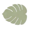 Monstera Leaf Nupo onderzetter, Olijfgroen
