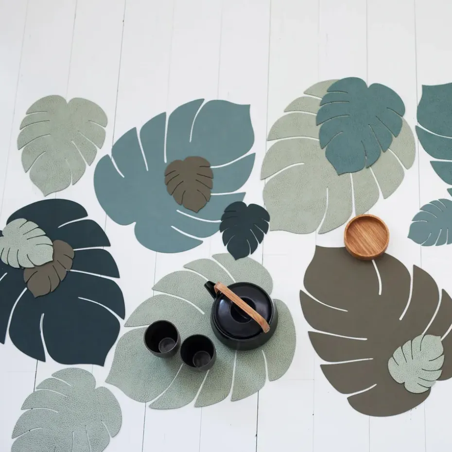 Monstera Leaf Nupo onderzetter, Army green