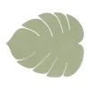 Monstera Leaf Nupo placemat L, Olijfgroen