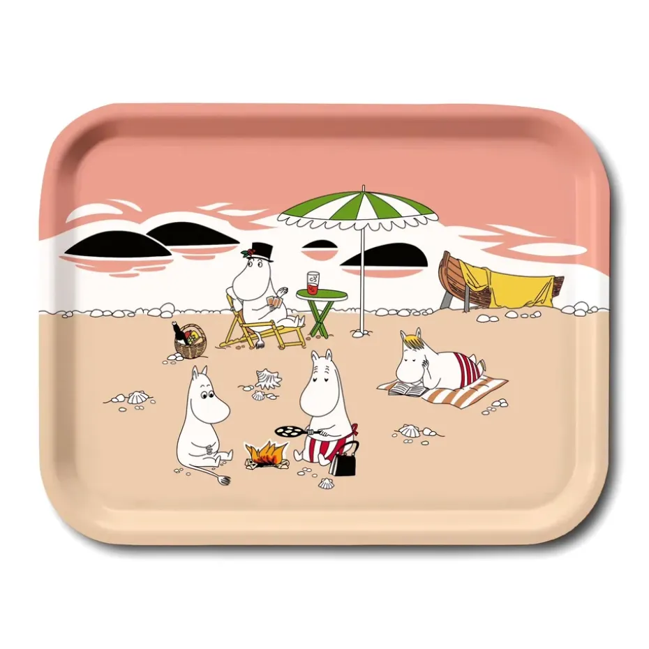 Moomin dienblad zomer 2021, Abrikoos-zand
