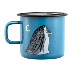 Moomin emaille mok 55 cl, The Groke