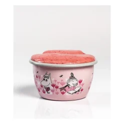 Moomin emaillen kom Girls 30 cl, Roze