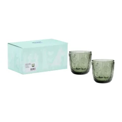 Moomin glas 28 cl 2-pack, Dennengroen