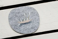 Moomin glasonderzetter 9,5x11 cm 4 stuks, Sailors