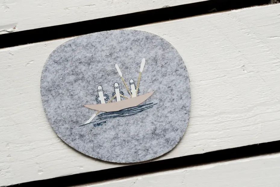 Moomin glasonderzetter 9,5x11 cm 4 stuks, Sailors