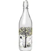 Moomin glazen fles 1 L, Apples