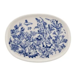 Moomin Haru serveerschaal 17 cm, Blauw-wit