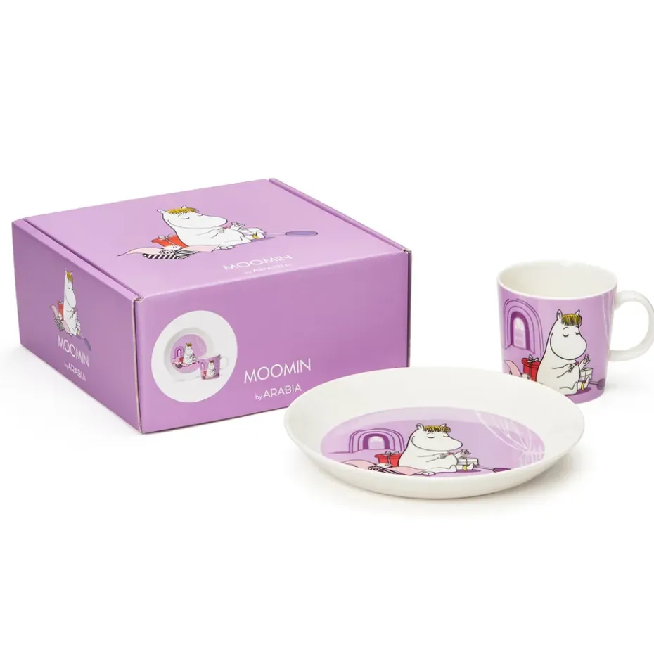 Moomin kinder dinerset, Snork Maiden paars