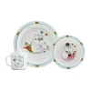 Moomin kinderservies 3 delen, Wit