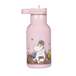 Moomin Meadow waterfles 34 cl, Roze