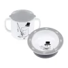 Moomin Water & Bad tuitbeker & zuignapbord, Grijs