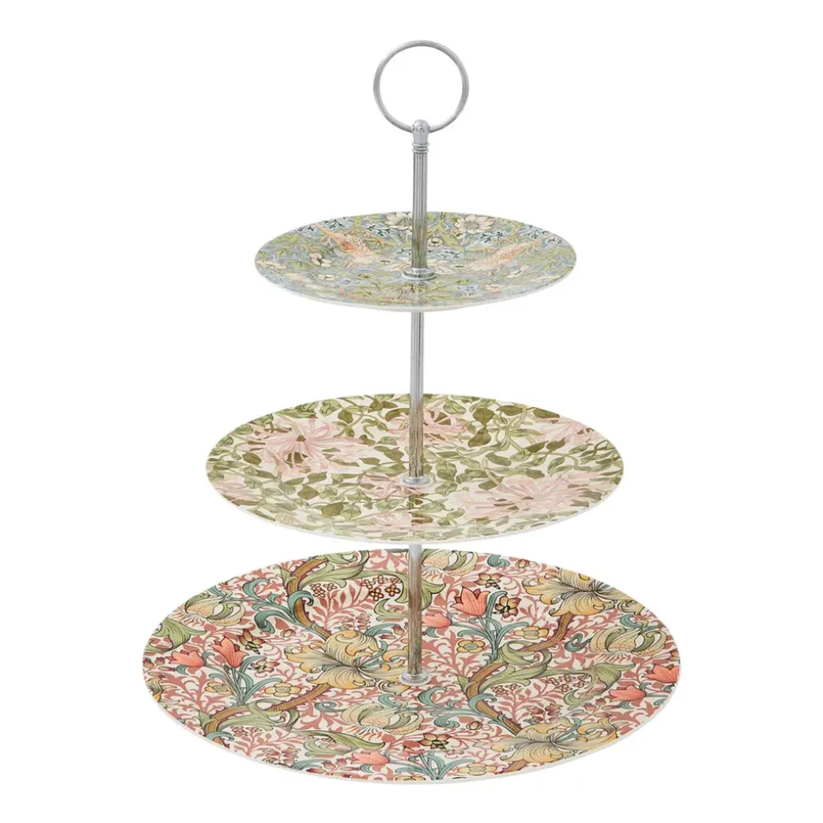 Morris & Co. koekjeschotel 3 etages 35,5 cm, Multi