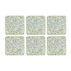 Morris & Co Willow Bough onderzetter 6-pack, Green, blue