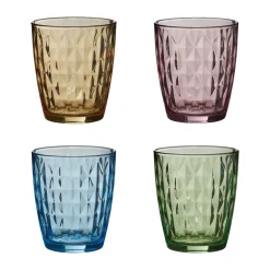 Mosaic drinkglas 34 cl 4-pack, Multi