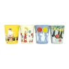 Mumin Festligheter verzamelbekers 15 cl 4-pack, Multi