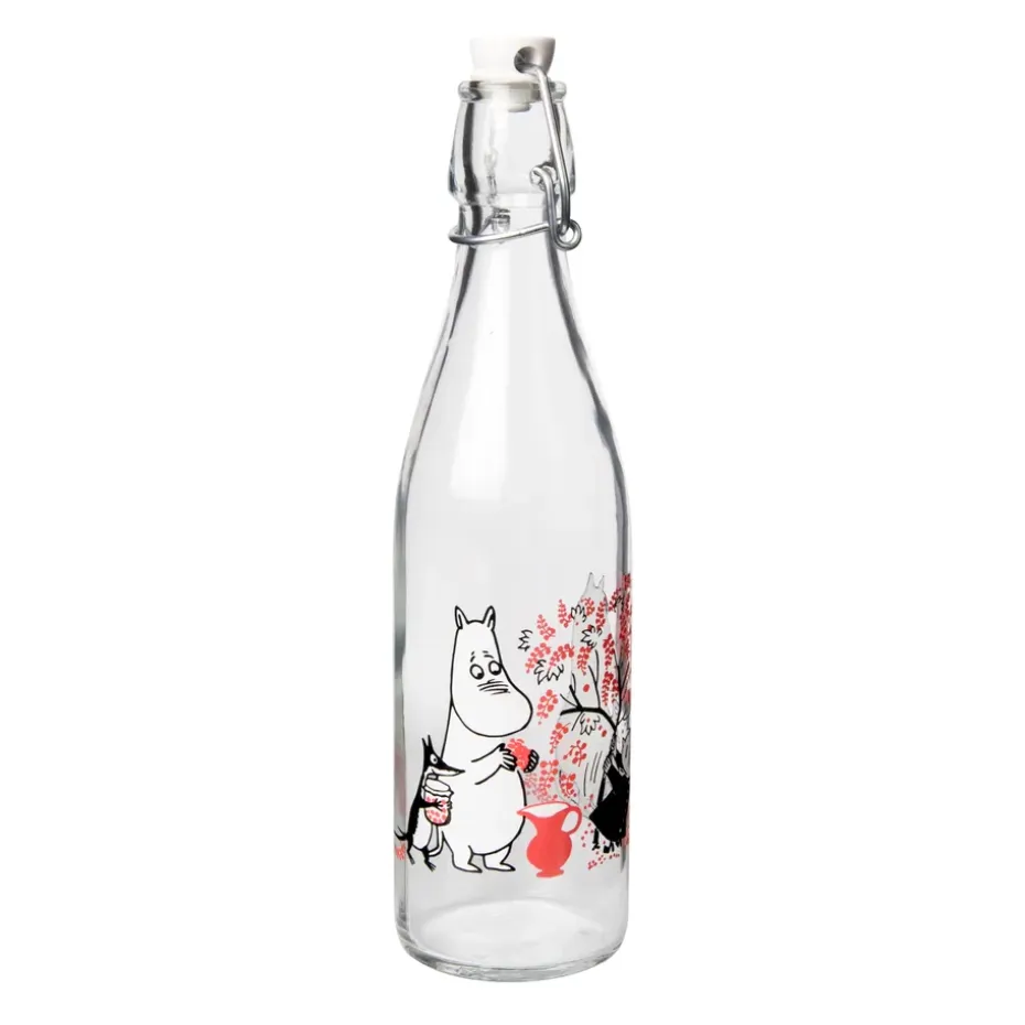 Mumin glazen fles 0,5 l, Berries