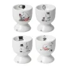 Mumin joy eierdop 4 delen, Wit-multi