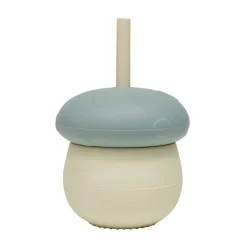 Mushroom beker, Offwhite-blue