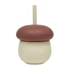 Mushroom beker, Offwhite-red
