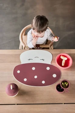 Mushroom beker, Offwhite-red