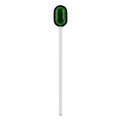 Muurla lattelepel glas 15,5 cm, Green-clear