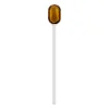 Muurla lattelepel glas 15,5 cm, Yellow-clear