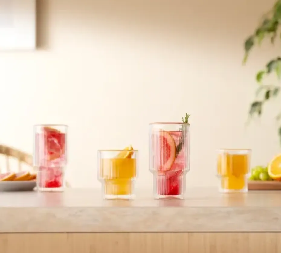 Navalia dubbelwandig glas 15 cl 2-pack, Helder