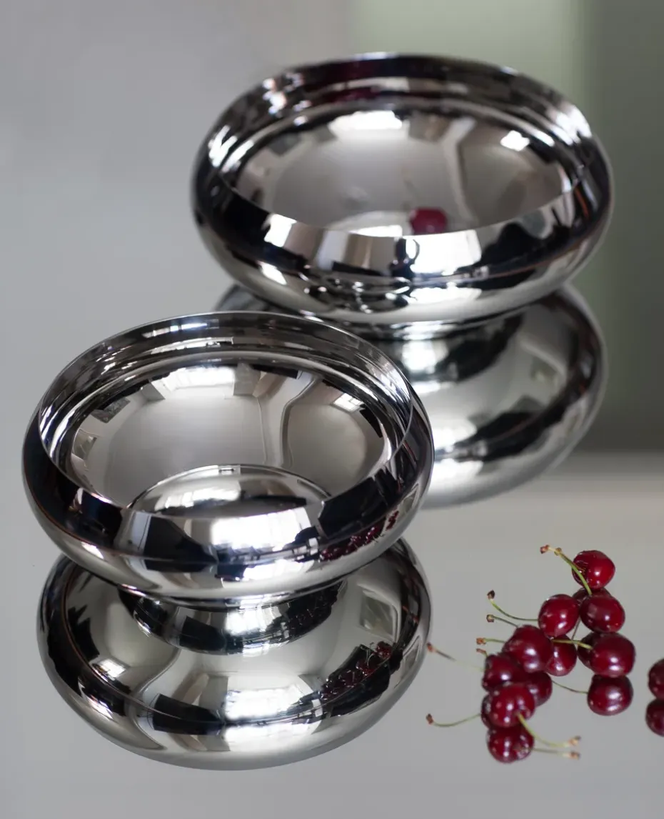 NEST schaal Ø27 cm, Polished steel